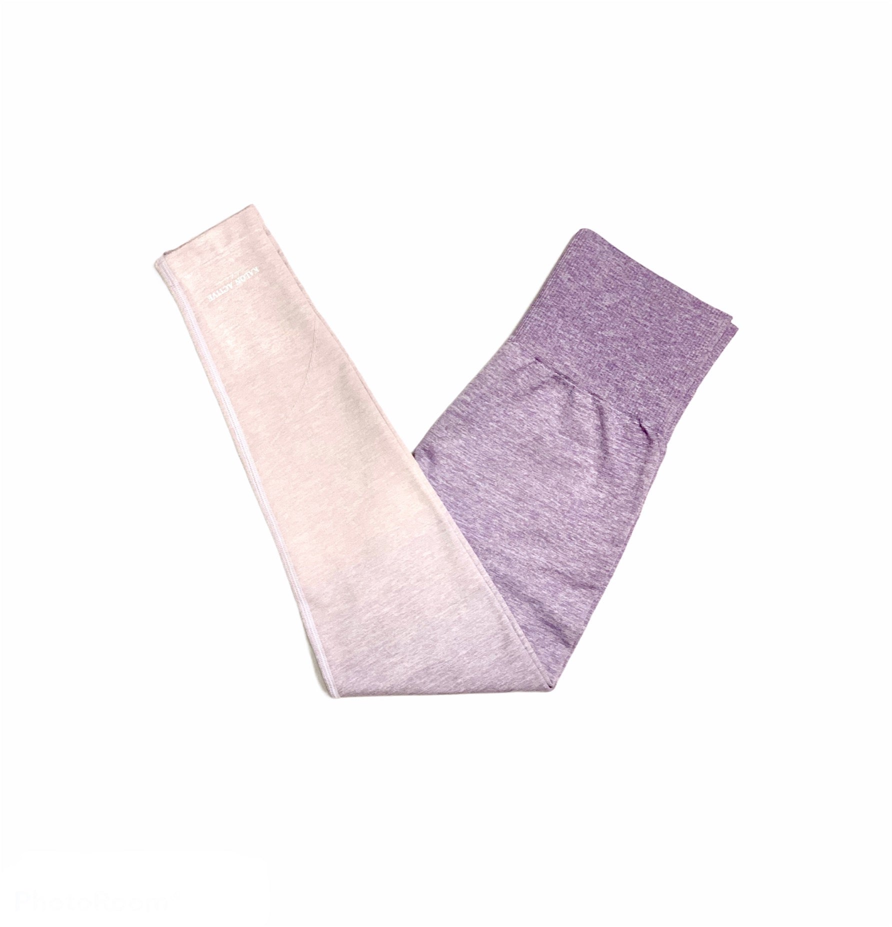 Lavender purple ombre squat proof leggings