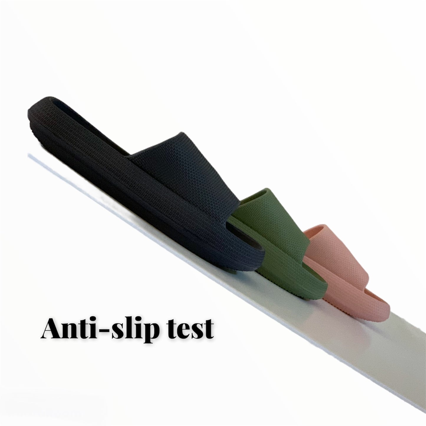 Anti-slip slippers, arch support sandals, washable and waterproof slippers, thick sole slippers.