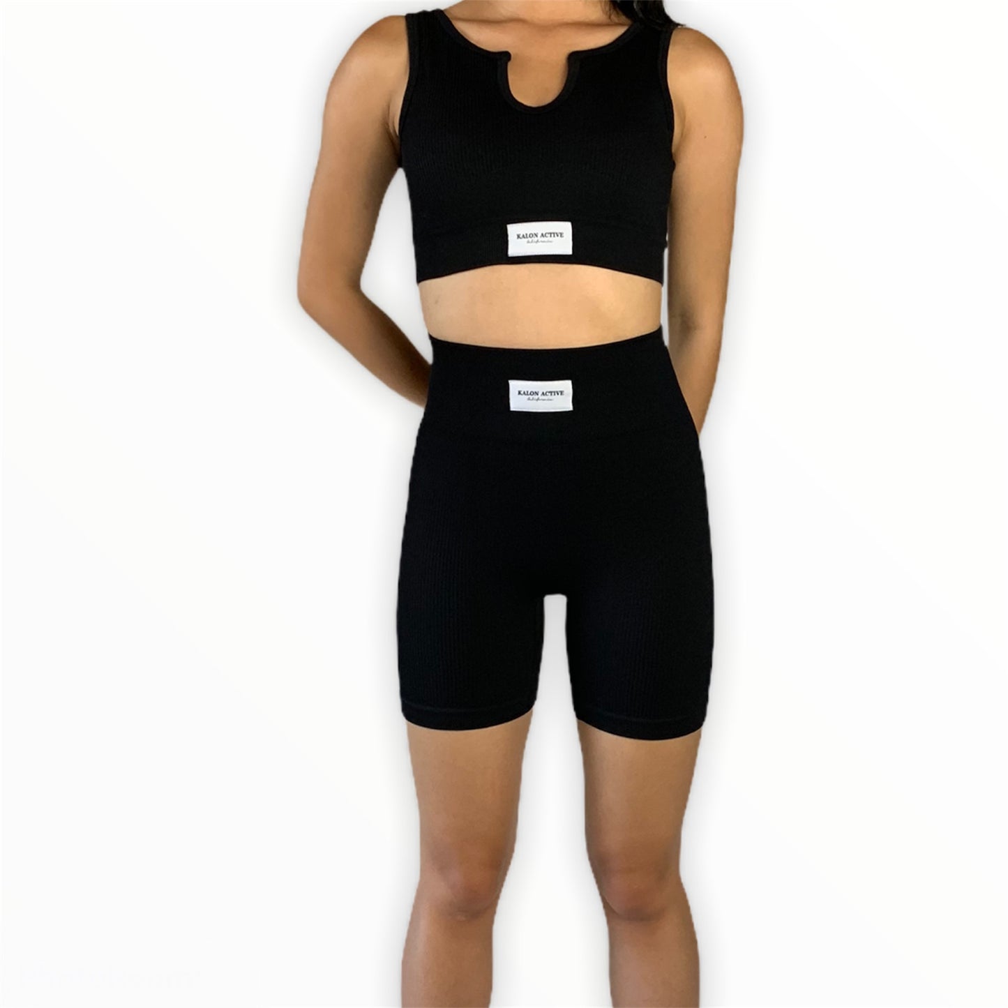 Ultimate Tiffany Ribbed Bra - Black