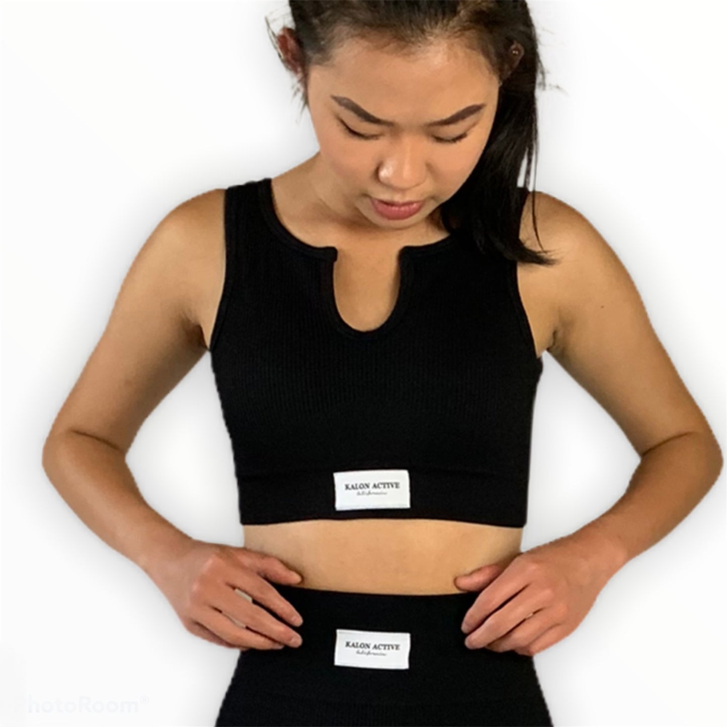 Ultimate Tiffany Ribbed Bra - Black