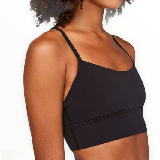 Aspire Sports Bra - Rich Black, for A–C Cups