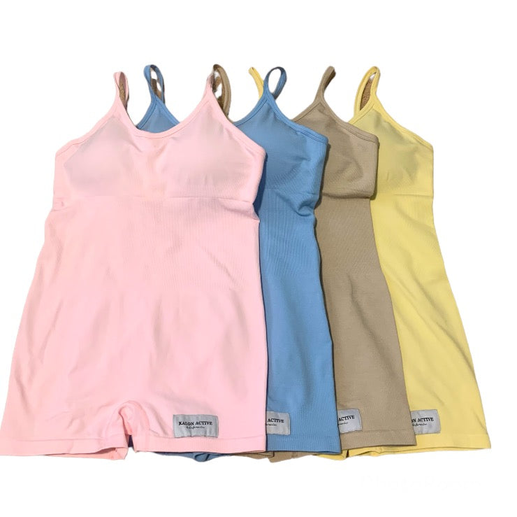 Jelena Sleeveless Spaghetti Strap Onesie Jumpsuit