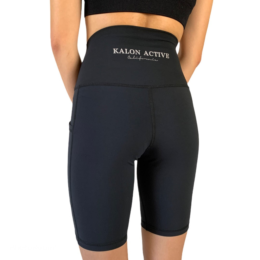 High-rise, wide waistband for no muffin top and maximum coverage while bending and stretching biker shorts, ultimate for yoga, workout and casual day out.