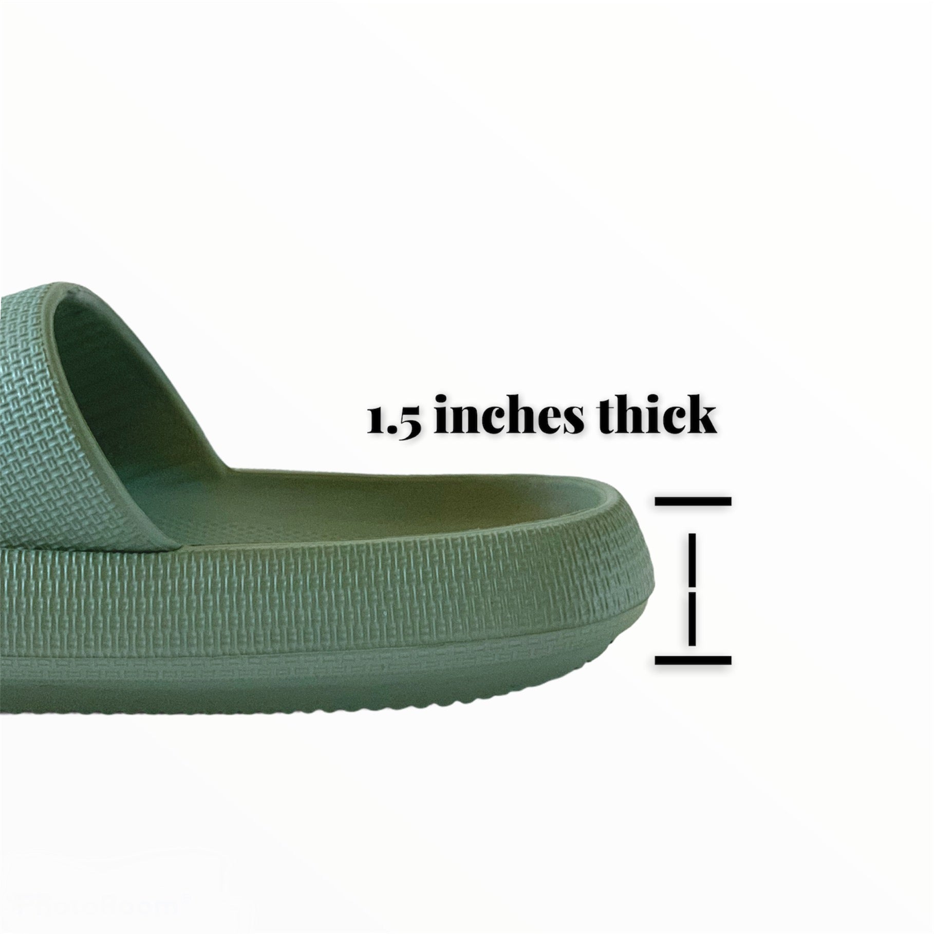 Green treat online slippers