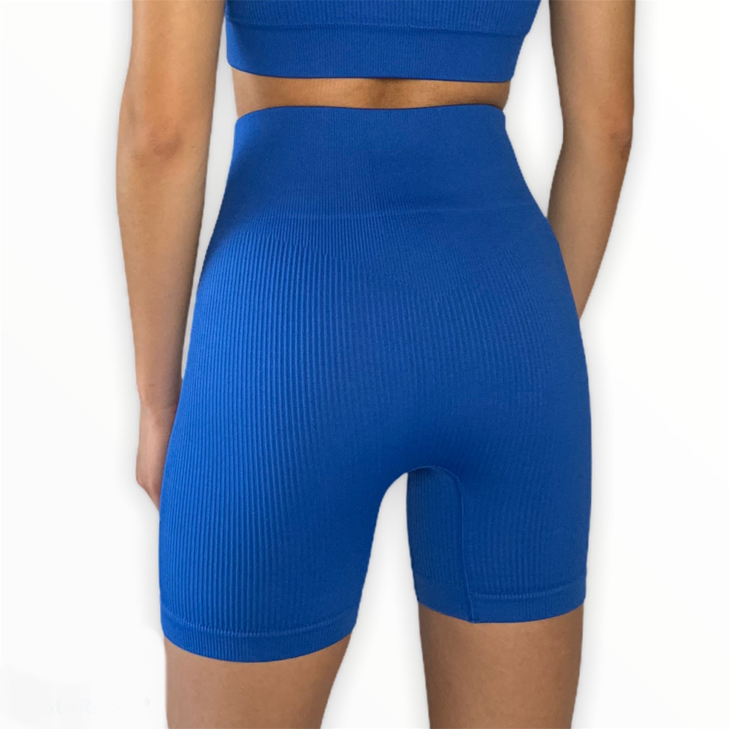 Ultimate Tiffany Ribbed Biker Shorts - Royal Blue