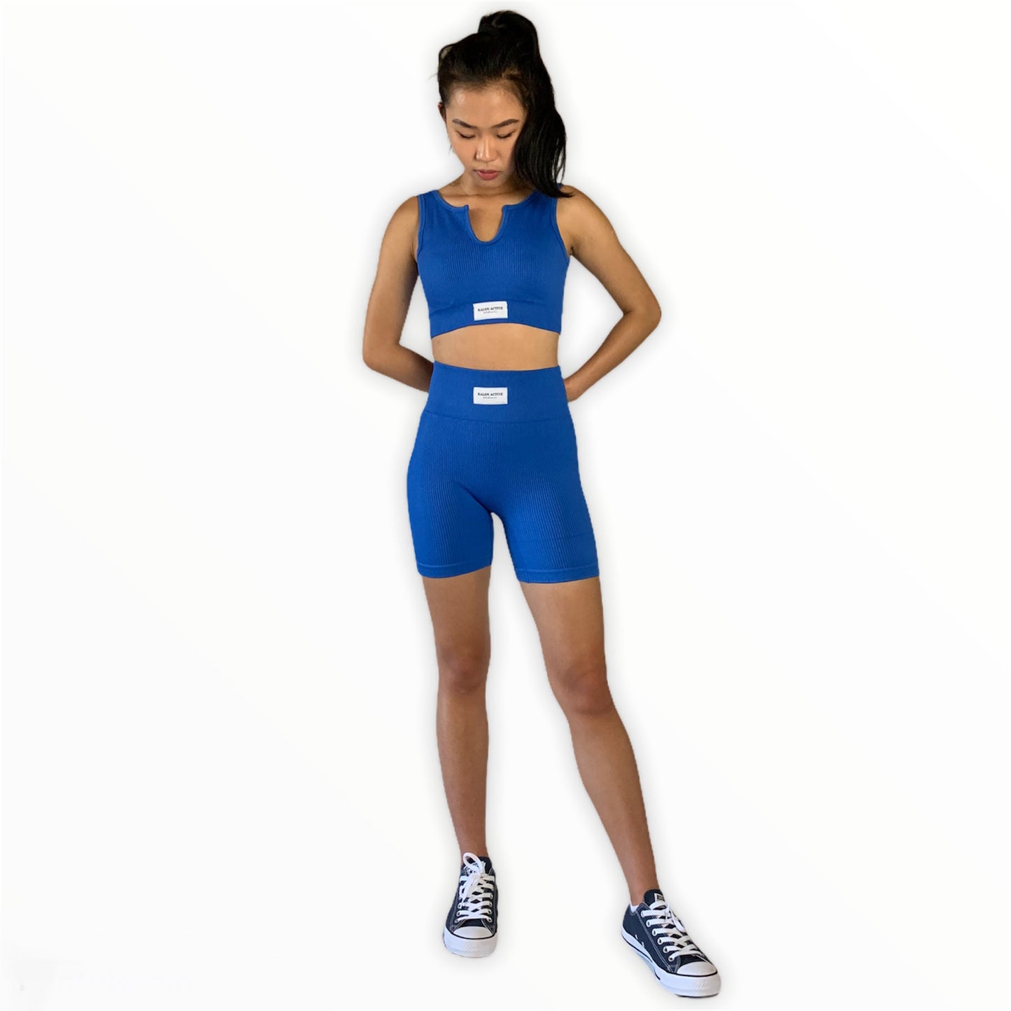 Ultimate Tiffany Ribbed Biker Shorts - Royal Blue