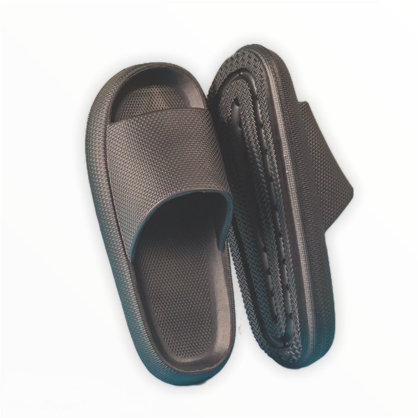 Black yeezy fashion slippers, non-slip, comfy, washable and waterproof slippers, my pillow slides, sandals, thick solded, sootheez slippers, rubber sold slides. sootheze slippers, arch support slippers, anti-slip, washable sandals, hot girl fashion, summer beach sandals., thick sole slippers, best selling sandals, water slides, elmo yeezy slides, nike offline slides.
